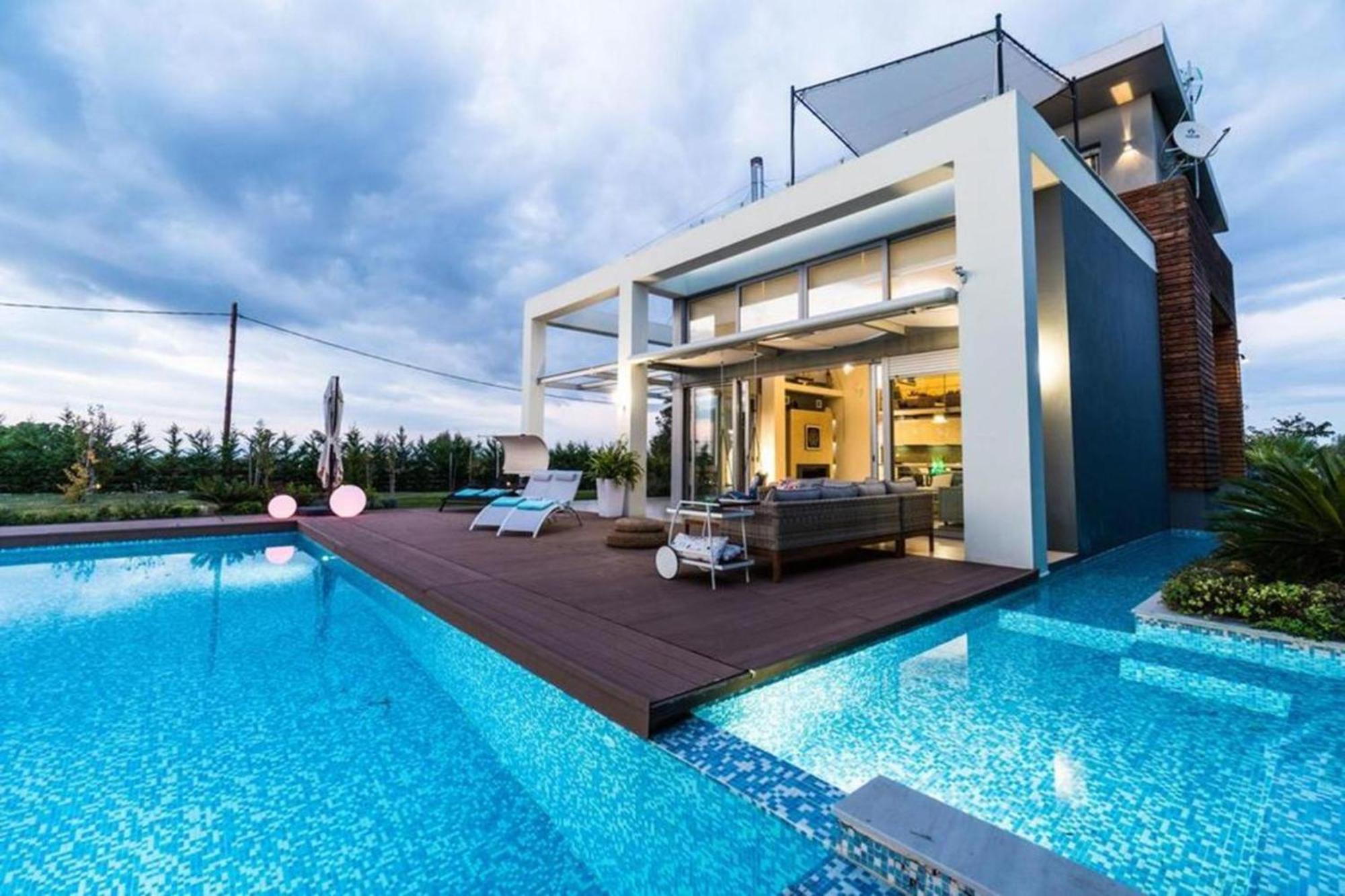 Island Villa Sani Sea View Exterior photo